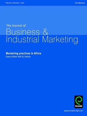 cover image of Journal of Business & Industrial Marketing, Volume 17, Issue 6